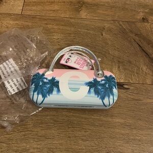 Kids sunglass case holder letter "c" brand new